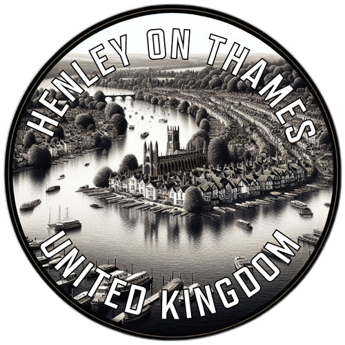 Henley on Thames United Kingdom Souvenir Die Cut Flat Magnet 4-Inch