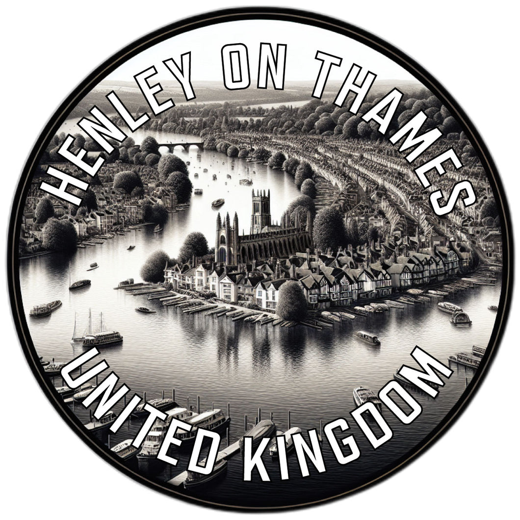 Henley on Thames United Kingdom Souvenir Die Cut Flat Magnet 4-Inch
