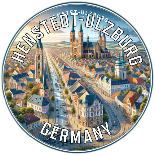 Henstedt Ulzburg Germany Souvenir Die Cut Flat Magnet 2-Inch