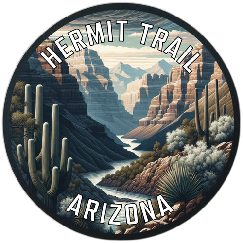 Hermit Trail Souvenir Die Cut Flat Magnet 2-Inch