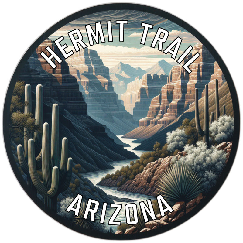 Hermit Trail Souvenir Die Cut Flat Magnet 2-Inch