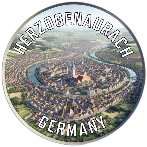 Herzogenaurach Germany Souvenir Die Cut Flat Magnet 2-Inch