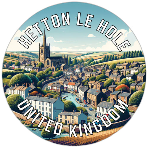 Hetton le Hole United Kingdom Souvenir Die Cut Flat Magnet 2-Inch