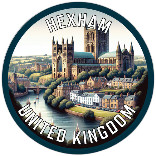 Hexham United Kingdom Souvenir Die Cut Flat Magnet 2-Inch