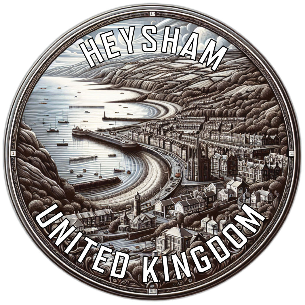 Heysham United Kingdom Souvenir Die Cut Flat Magnet 2-Inch