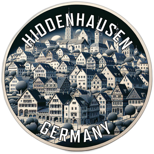 Hiddenhausen Germany Souvenir Die Cut Flat Magnet 2-Inch