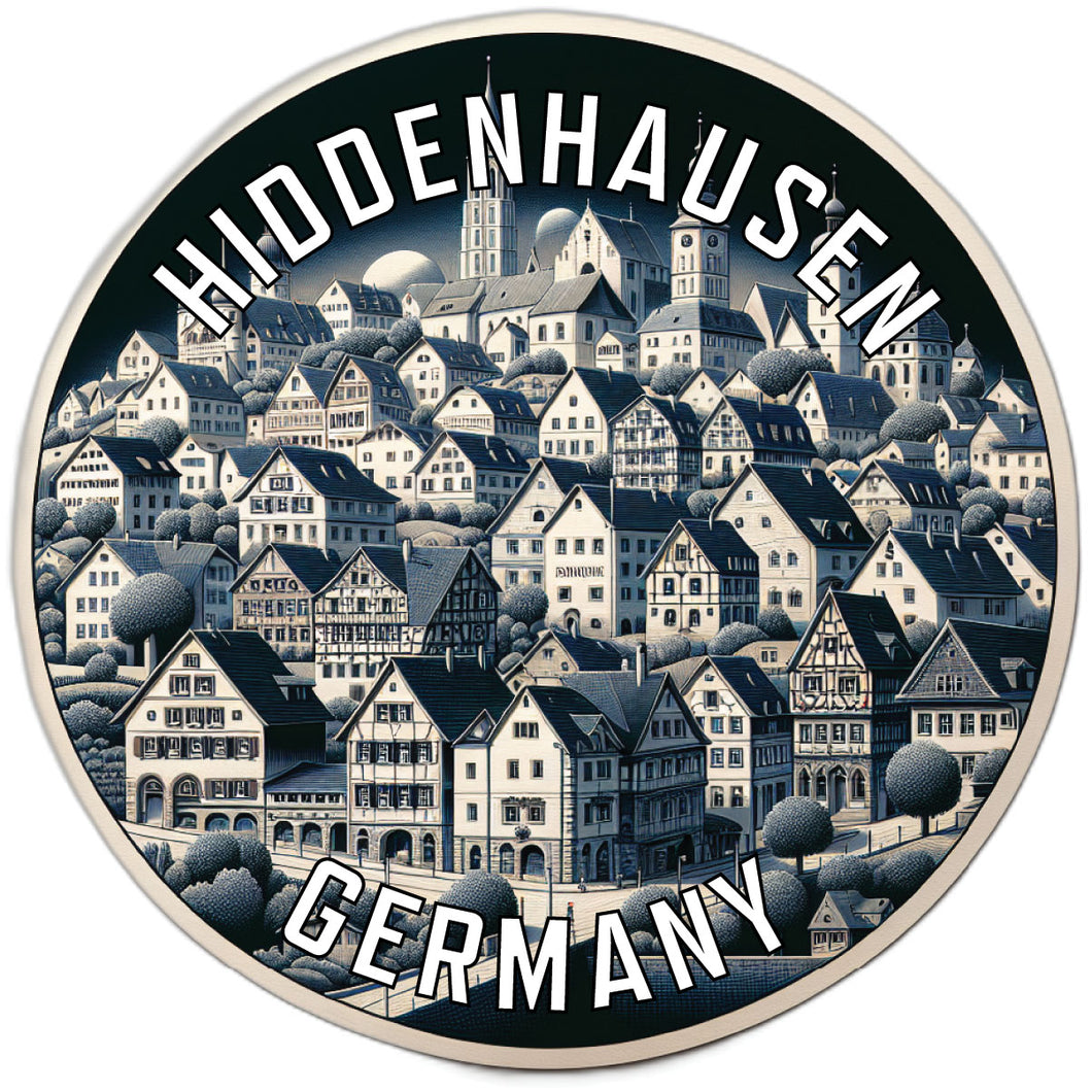 Hiddenhausen Germany Souvenir Die Cut Flat Magnet 2-Inch