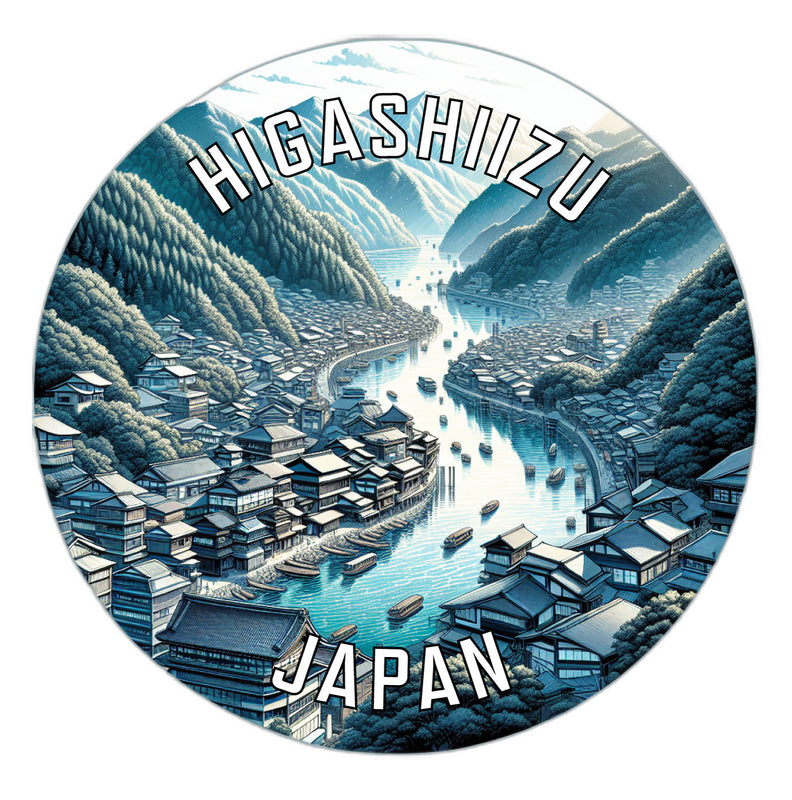Higashiizu Japan Souvenir Vinyl Decal Sticker 2-Inch