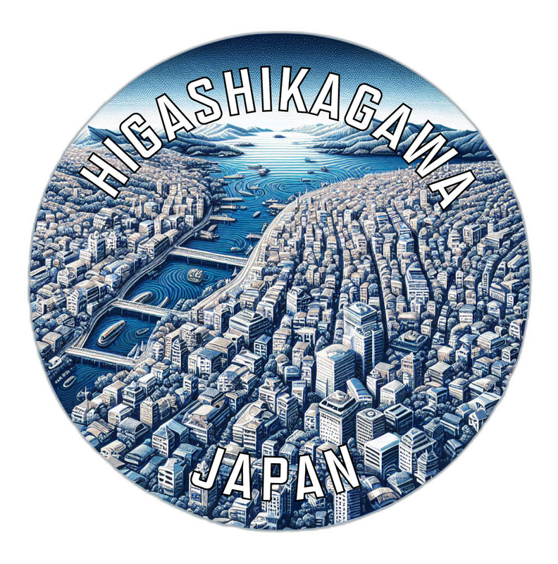 Higashikagawa Japan Souvenir Vinyl Decal Sticker 6-Inch