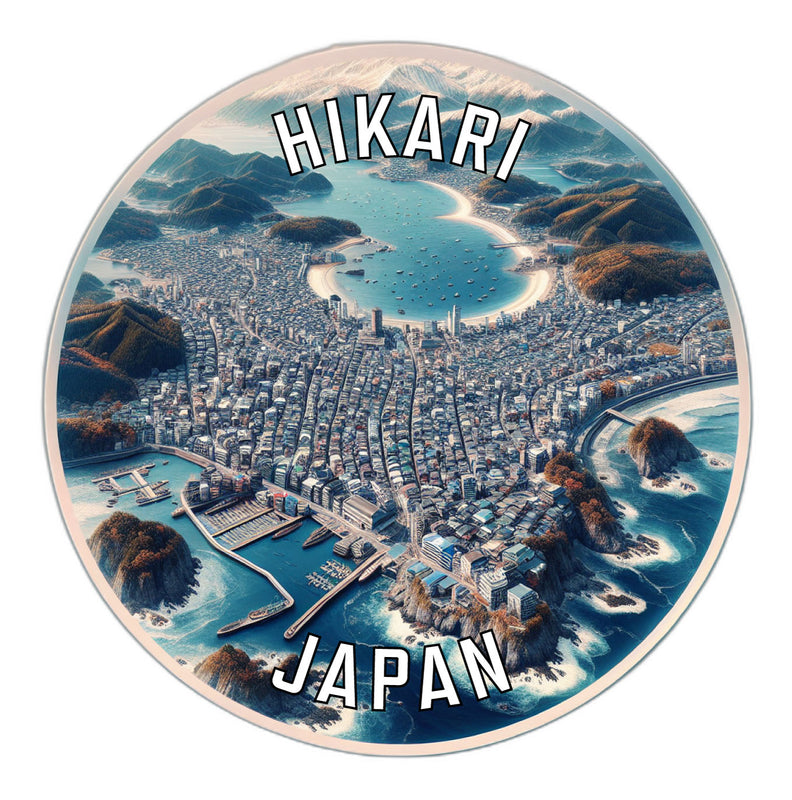 Hikari Japan Souvenir Vinyl Decal Sticker 3-Inch