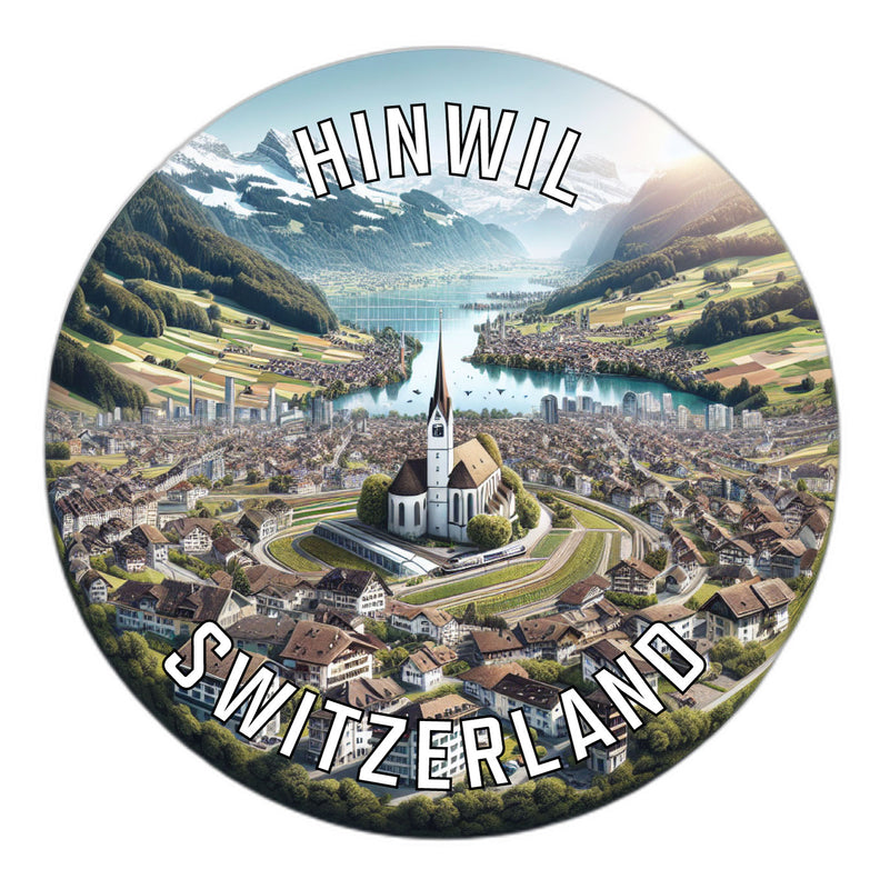 Hinwil Switzerland Souvenir Vinyl Decal Sticker 6-Inch