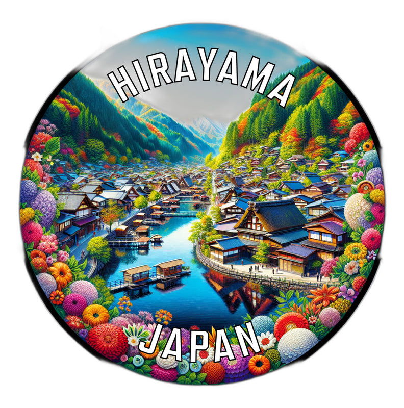 Hirayama Japan Souvenir Vinyl Decal Sticker 6-Inch