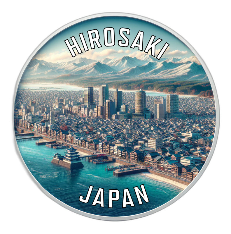 Hirosaki Japan Souvenir Vinyl Decal Sticker 2-Inch