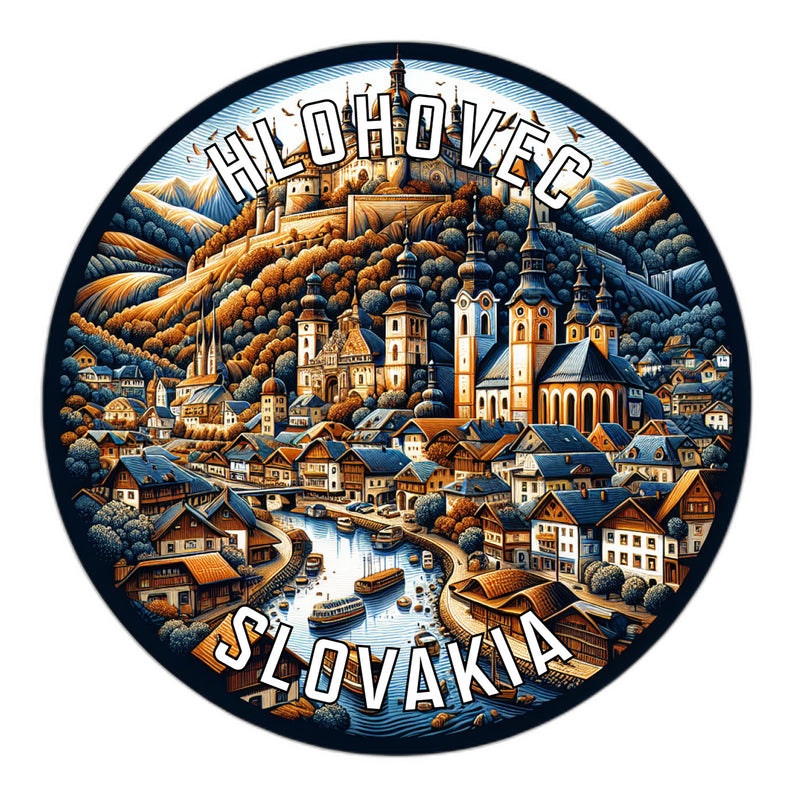Hlohovec Slovakia Souvenir Die Cut Flat Magnet 2-Inch