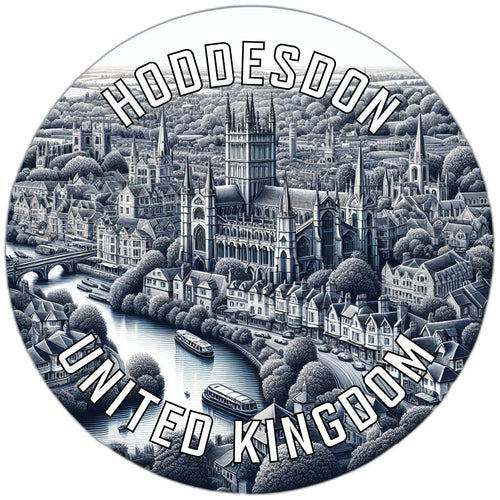 Hoddesdon United Kingdom Souvenir Die Cut Flat Magnet 2-Inch