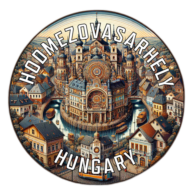 Hodmezovasarhely Hungary Souvenir Die Cut Flat Magnet 2-Inch