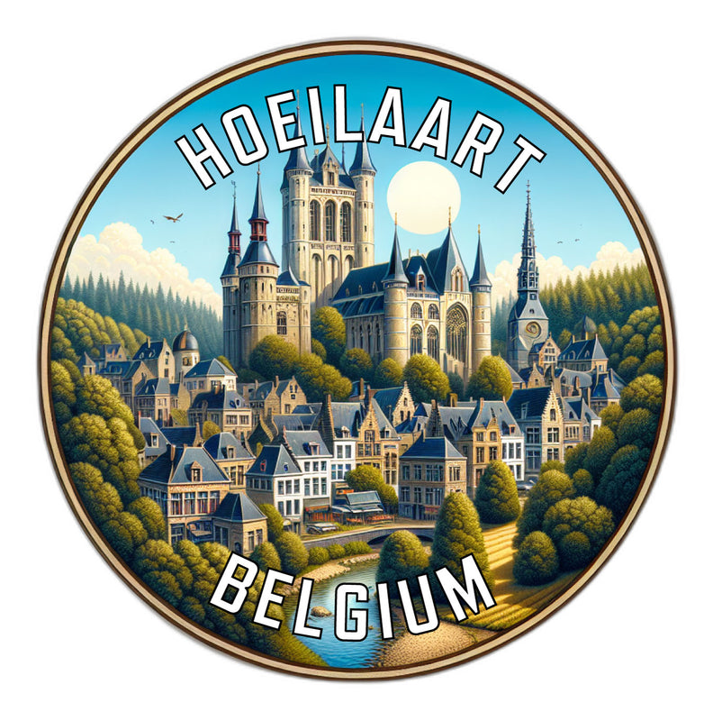 Hoeilaart Belgium Souvenir Die Cut Flat Magnet 2-Inch