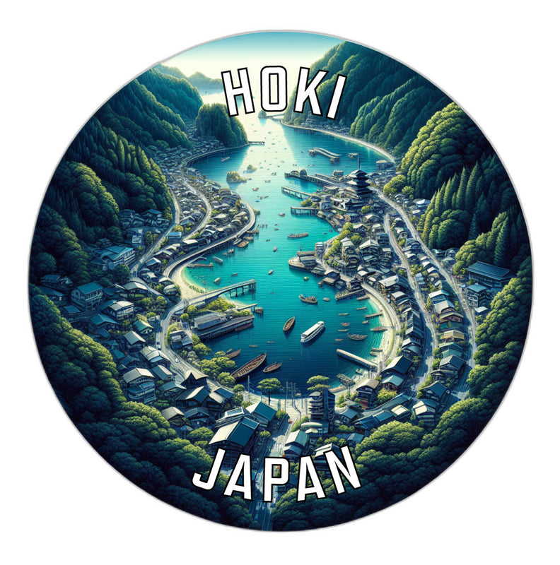 Hoki Japan Souvenir Vinyl Decal Sticker 2-Inch