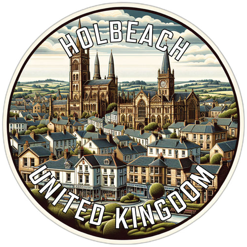 Holbeach United Kingdom Souvenir Die Cut Flat Magnet 2-Inch