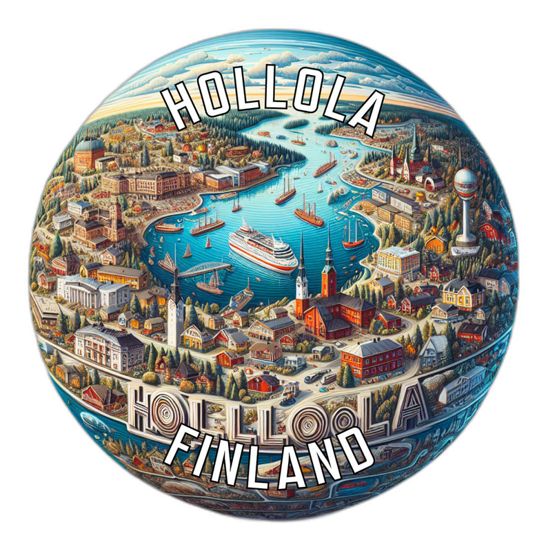 Hollola Finland Souvenir Vinyl Decal Sticker 6-Inch