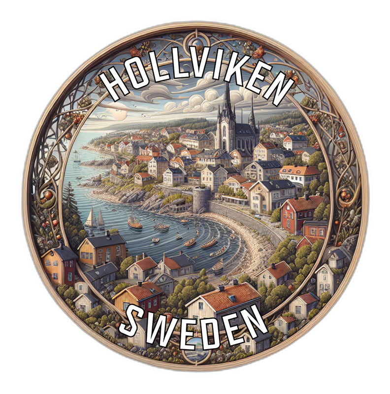 Hollviken Sweden Souvenir Vinyl Decal Sticker 2-Inch