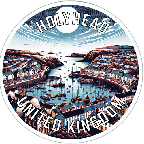 Holyhead United Kingdom Souvenir Die Cut Flat Magnet 2-Inch