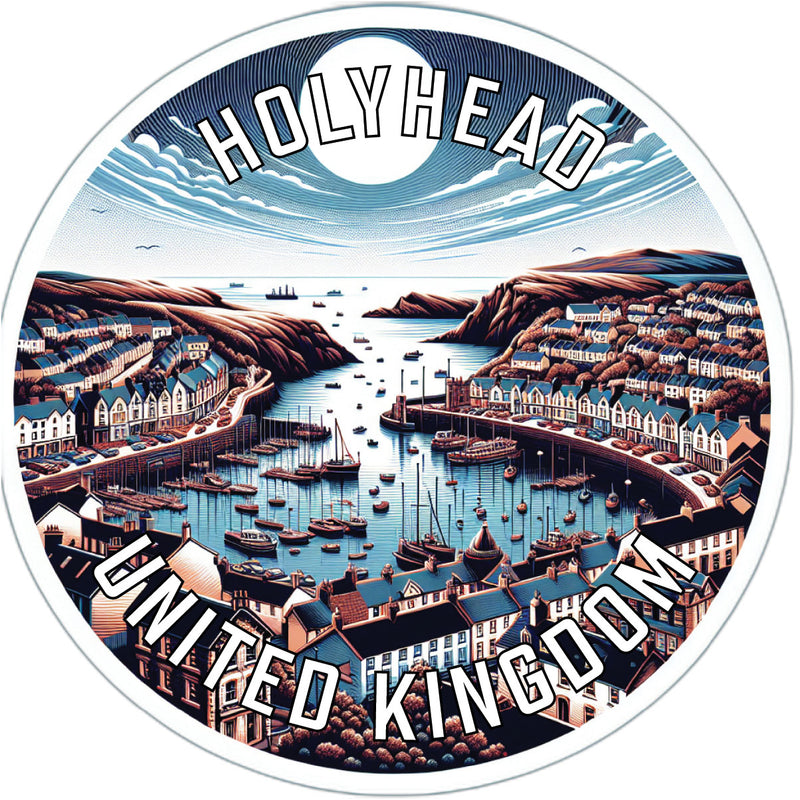 Holyhead United Kingdom Souvenir Die Cut Flat Magnet 2-Inch