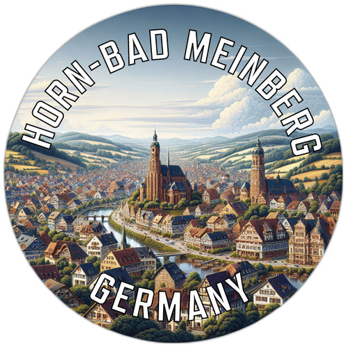 Horn Bad Meinberg Germany Souvenir Die Cut Flat Magnet 2-Inch