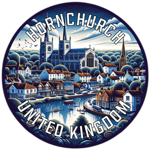 Hornchurch United Kingdom Souvenir Die Cut Flat Magnet 3-Inch