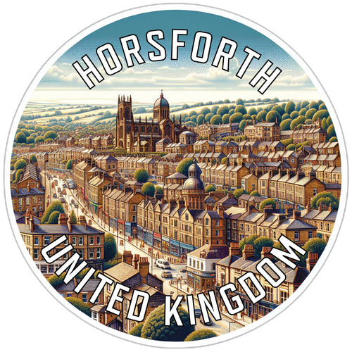 Horsforth United Kingdom Souvenir Die Cut Flat Magnet 2-Inch