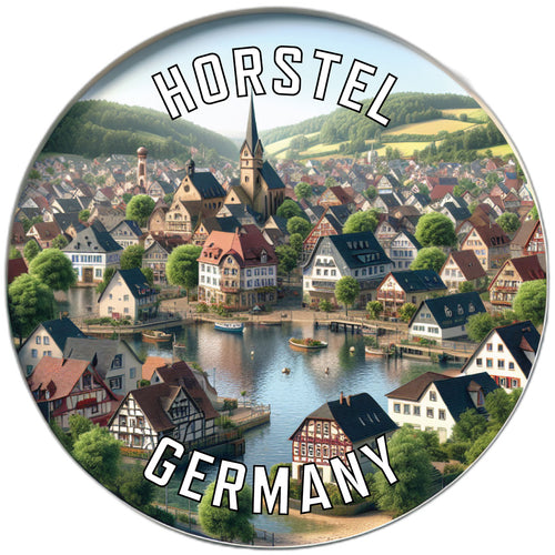 Horstel Germany Souvenir Die Cut Flat Magnet 2-Inch