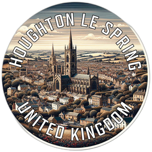 Houghton le Spring United Kingdom Souvenir Die Cut Flat Magnet 2-Inch
