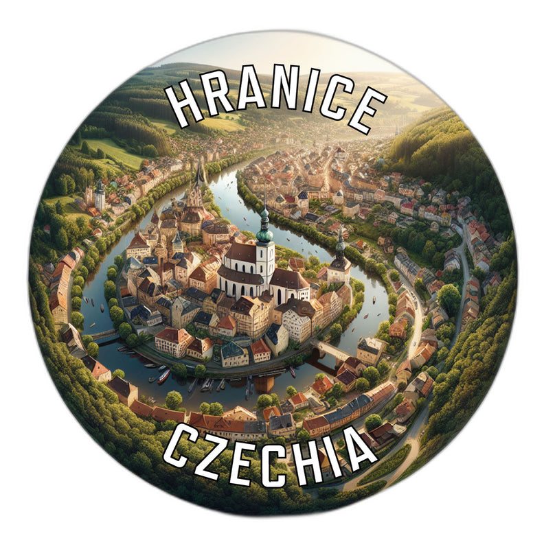 Hranice Czechia Souvenir Die Cut Flat Magnet 6-Inch