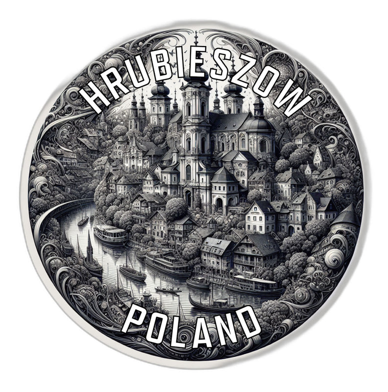 Hrubieszow Poland Souvenir Die Cut Flat Magnet 6-Inch