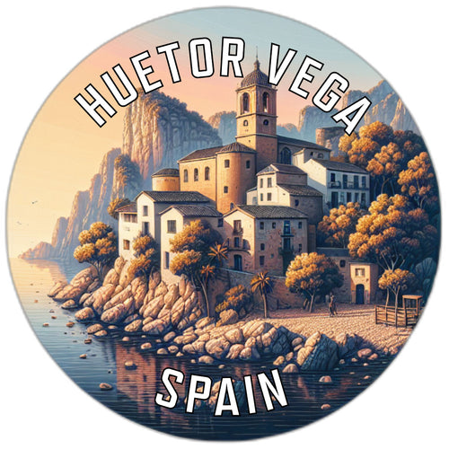 Huetor Vega Spain Souvenir Die Cut Flat Magnet 2-Inch