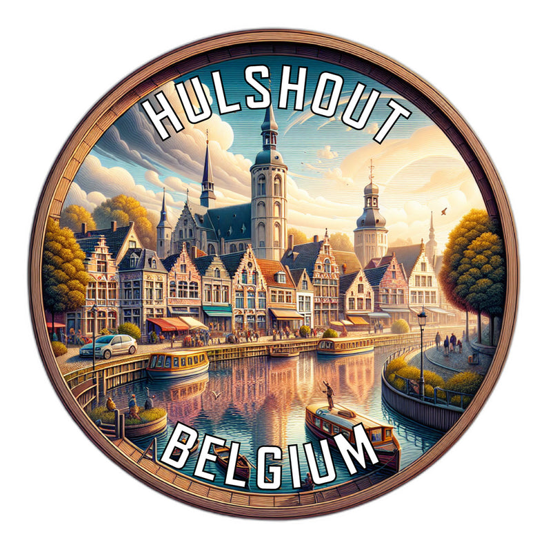 Hulshout Belgium Souvenir Vinyl Decal Sticker 2-Inch