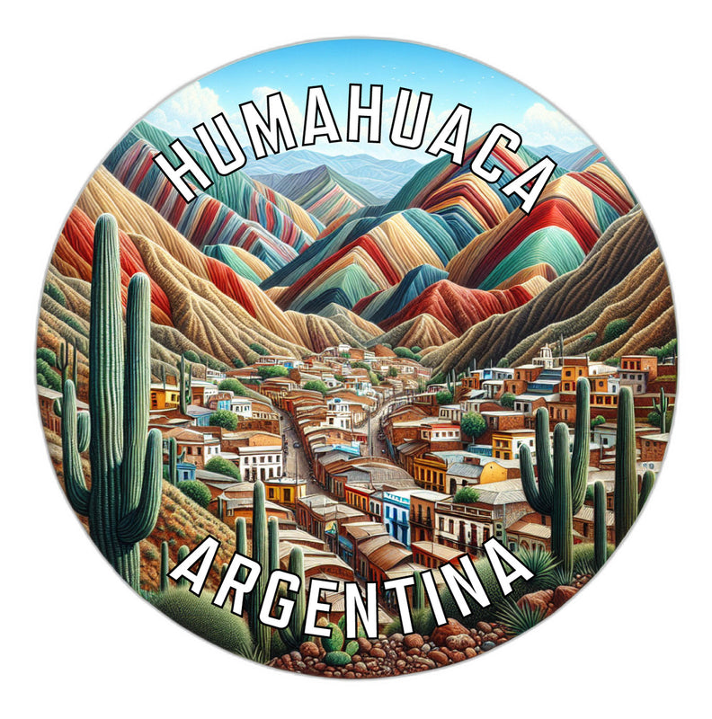 Humahuaca Argentina Souvenir Die Cut Flat Magnet 6-Inch