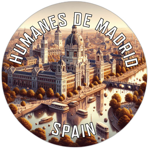 Humanes de Madrid Spain Souvenir Die Cut Flat Magnet 6-Inch