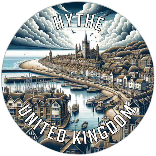 Hythe United Kingdom Souvenir Die Cut Flat Magnet 6-Inch