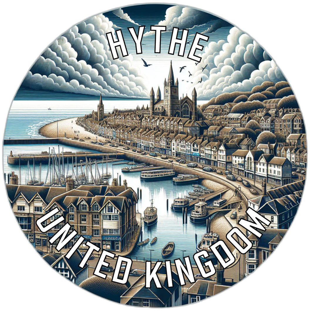 Hythe United Kingdom Souvenir Die Cut Flat Magnet 6-Inch