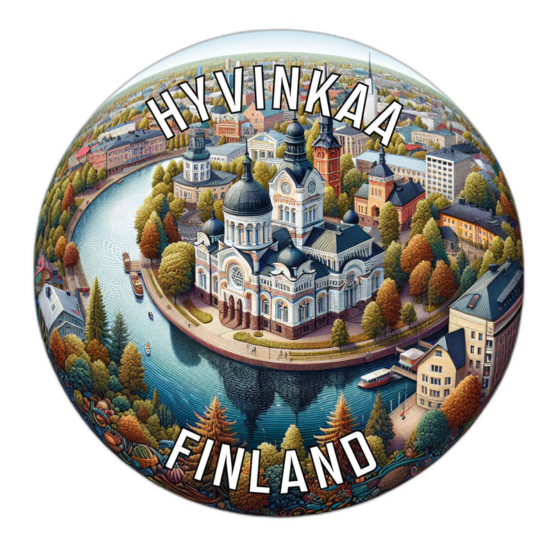 Hyvinkaa Finland Souvenir Vinyl Decal Sticker 6-Inch