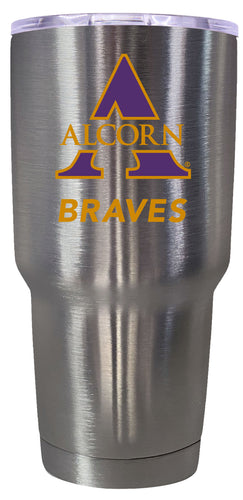 Alcorn State Braves Mascot Logo Tumbler - 24oz Color-Choice Insulated Stainless Steel Mug