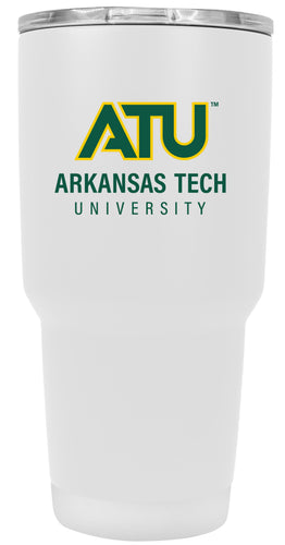 Arkansas Tech University 24 oz Insulated Stainless Steel Tumbler White Officially Licensed Collegiate Product 2-Pack