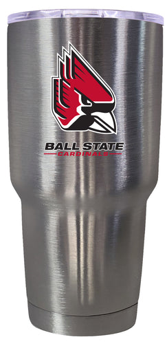 Ball State University Mascot Logo Tumbler - 24oz Color-Choice Insulated Stainless Steel Mug