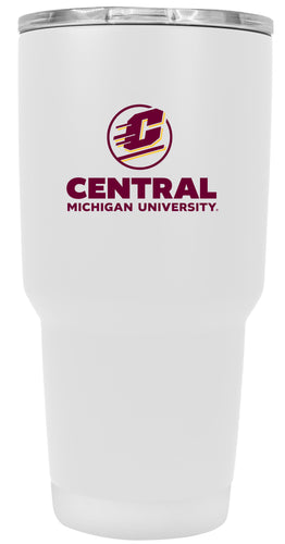Central Michigan University 24 oz Insulated Stainless Steel Tumbler White Officially Licensed Collegiate Product 2-Pack