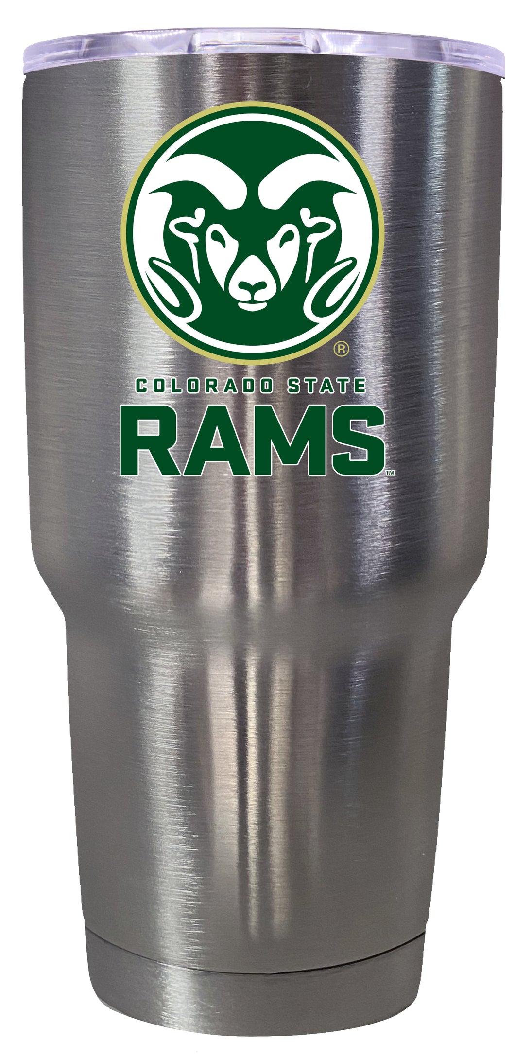 Colorado State Rams Mascot Logo Tumbler - 24oz Color-Choice Insulated Stainless Steel Mug