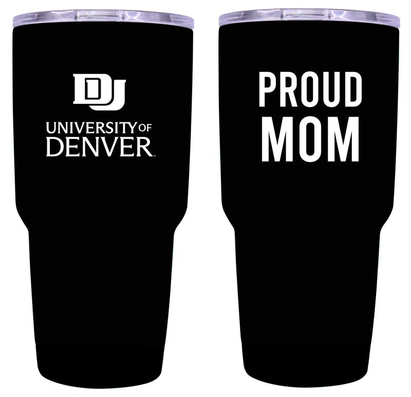 University of Denver Pioneers Proud Mom 24 oz Insulated Stainless Steel Tumbler