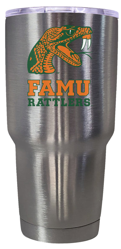 Florida A&M Rattlers Mascot Logo Tumbler - 24oz Color-Choice Insulated Stainless Steel Mug