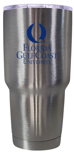 Florida Gulf Coast Eagles Mascot Logo Tumbler - 24oz Color-Choice Insulated Stainless Steel Mug