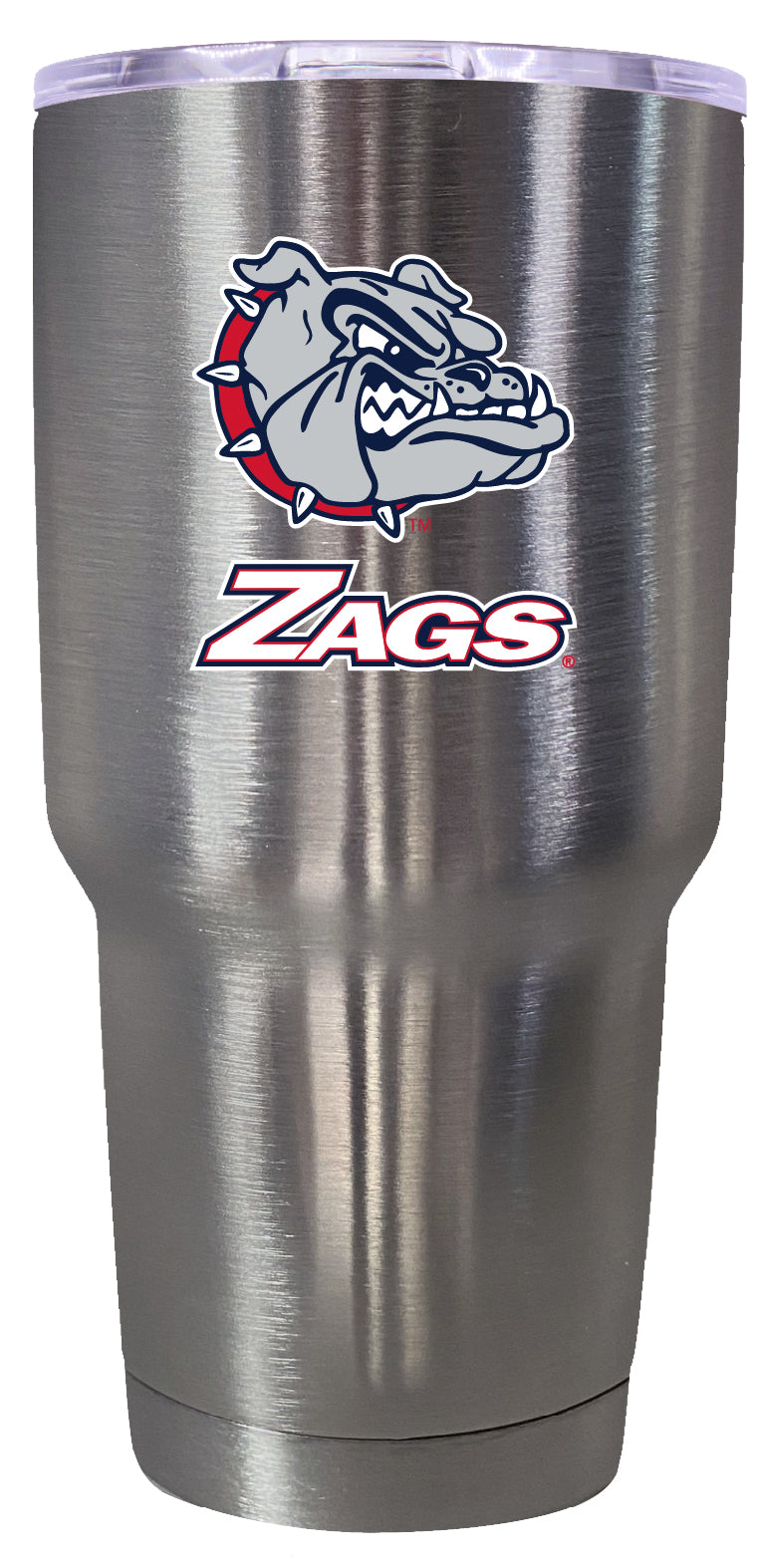 Gonzaga Bulldogs Mascot Logo Tumbler - 24oz Color-Choice Insulated Stainless Steel Mug
